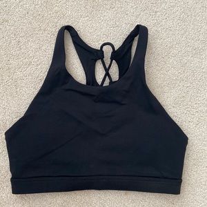 Lululemon Tied to it Bra. Black, size 4